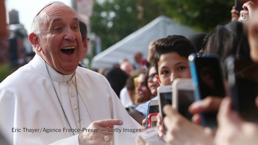 nytimesworld's tweet photo. Get ready, Internet. The pope is joining Instagram. https://t.co/2XSGMgnzez https://t.co/mMiR1WoA2o