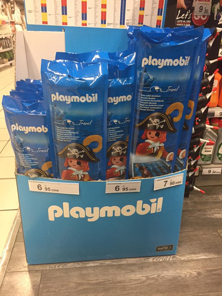 parasol coche playmobil