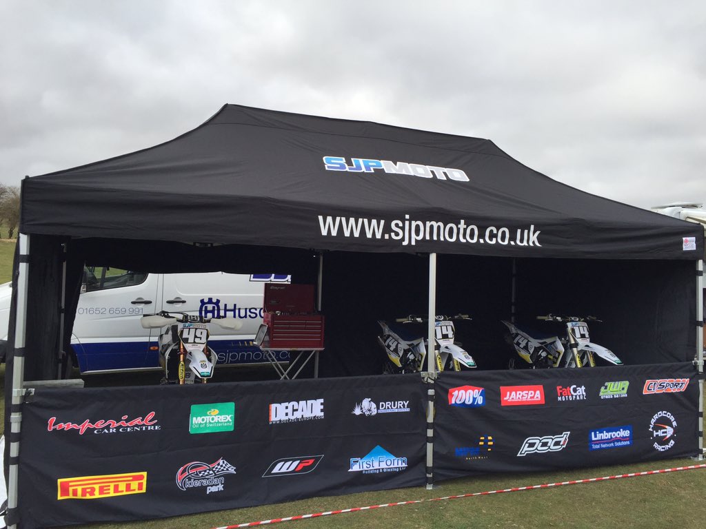 <a href="/sjpmoto/">SJP Moto</a> all set up at lyng @MaxxisBritishMX round 1 with <a href="/callumgreen49/">callum green</a> <a href="/RobDavidson114/">Rob Davidson™</a>