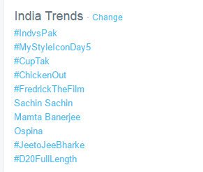 Congrats @NandosIndia

#ChickenOut is trending in INDIA :D