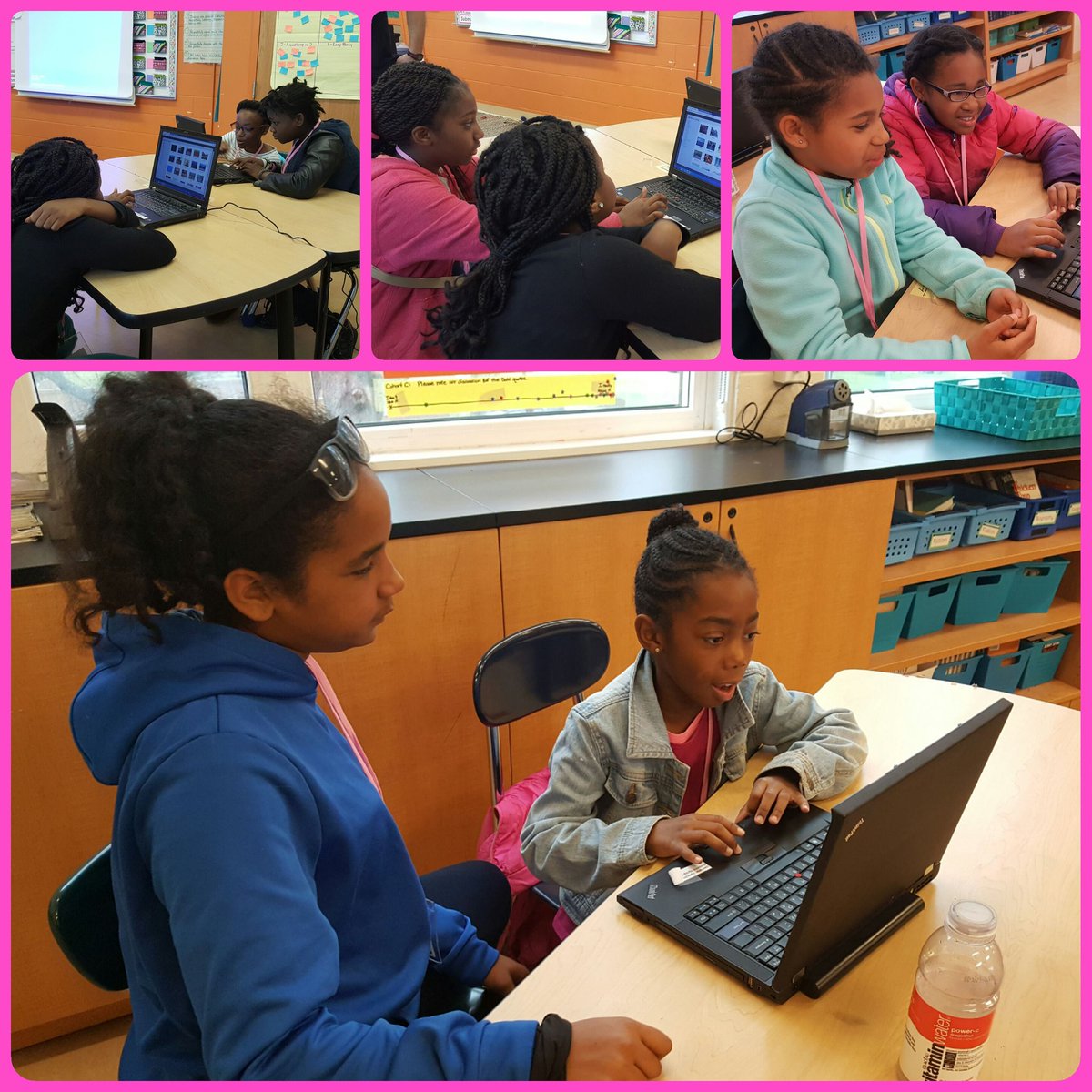 volunteerBGCDC's tweet photo. #TechDivasDC #BGCGame making coding look easy, go ladies! #DCTech #BGCDC @BlackGirlsCode @CapitalCityPCS  @verizon https://t.co/p7ztc6SGpL