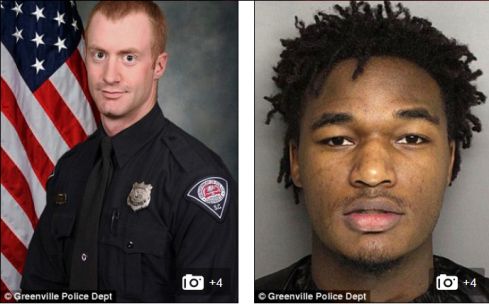 Black thug Deontea Perry Mackey kills officer in Greenville Black thug Deontea Perry Mackey kills officer in Greenville