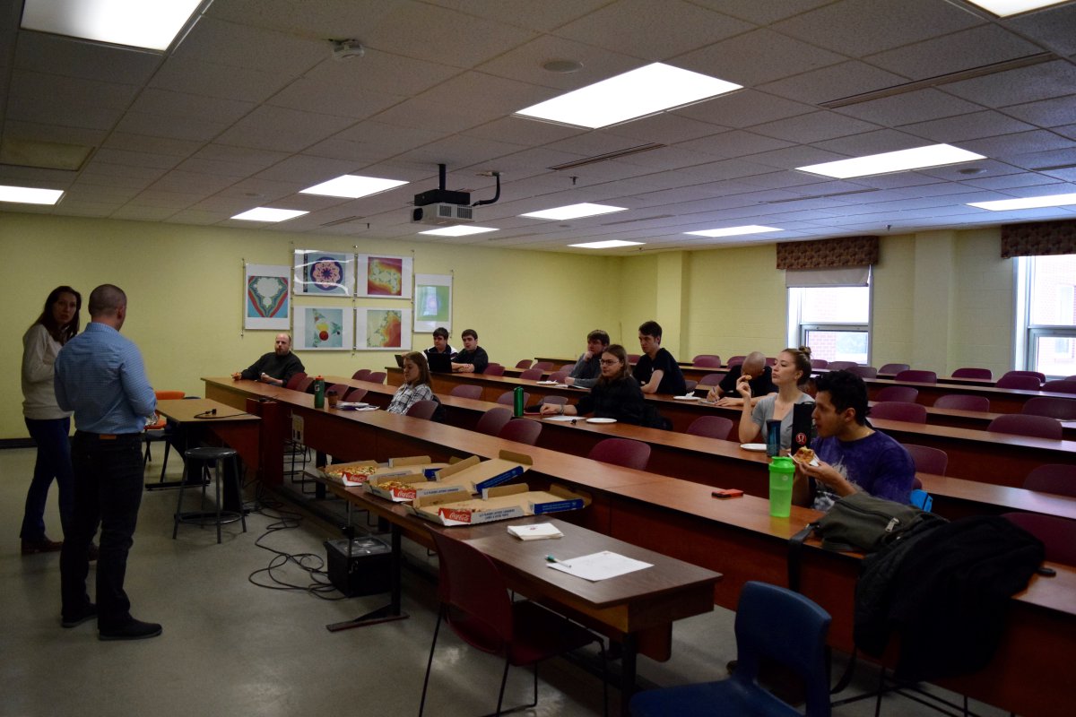 cssquare_unb's tweet photo. .@macdonald_brent shared some great advice with students about startup life at his talk on Thursday for #ECSW2016 https://t.co/HBEkPNpSgN