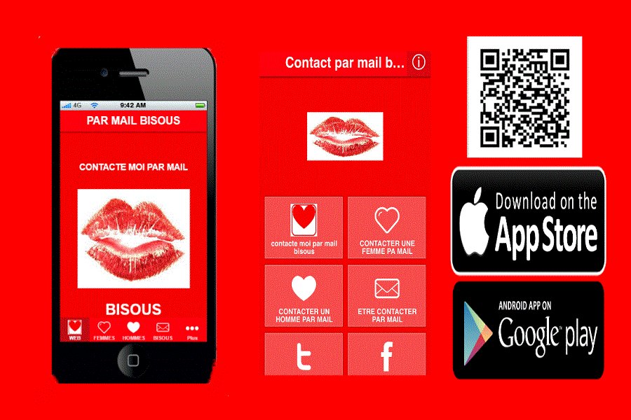 ParMailBisous's tweet photo. #Contact #Mail #Hommes #Femmes  #Telecharger l'#application #contactemoi @ParMailBisous https://t.co/489kLVm7hJ https://t.co/FG6s9o1yYh