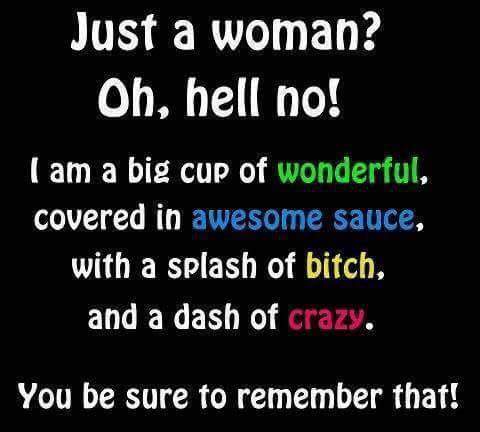 lisajanebailey2's tweet image. So there! 😄 #justawoman? #hellno
