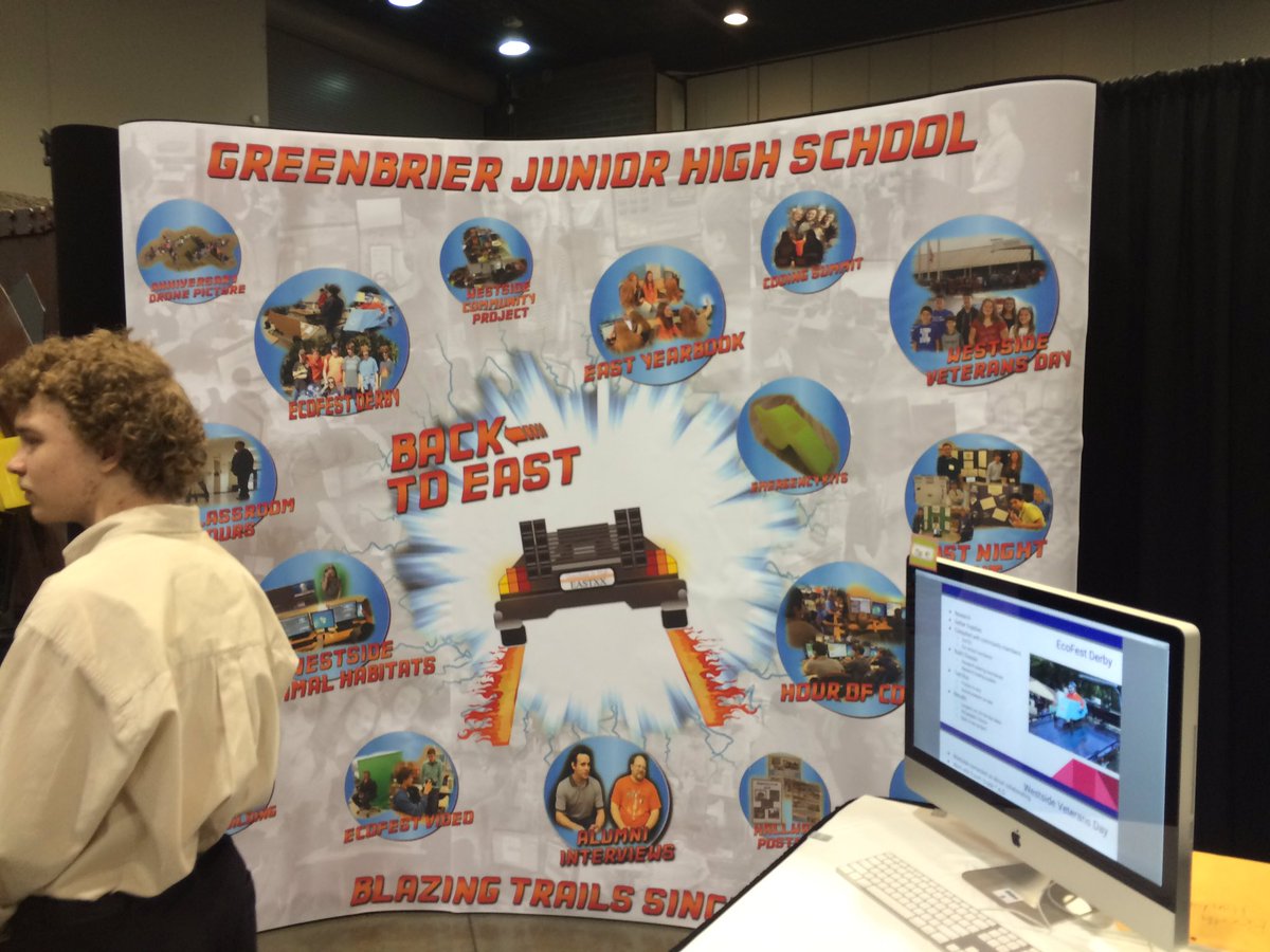 Back to EAST! Our booth displaying our projects! Happy 20th anniversary EAST! #EASTcon16