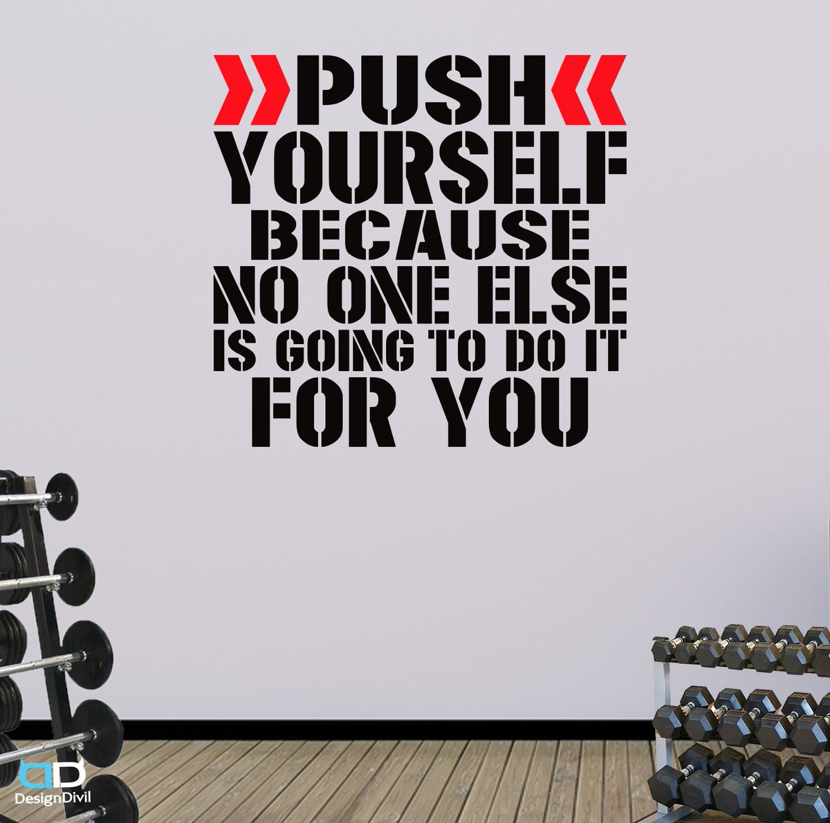 designdivil's tweet photo. Wall Art. You NEED this #motivation on your wall https://t.co/MZbB8hF7h7 #decal #weight #legworks #spinning #fit https://t.co/emFUw6jlex