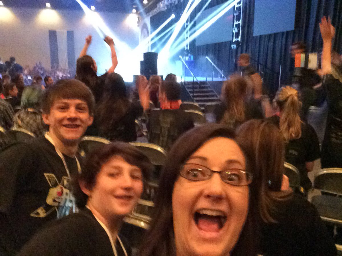 Closing ceremony! Inspired and ready to get back to school and start creating! #EASTcon16