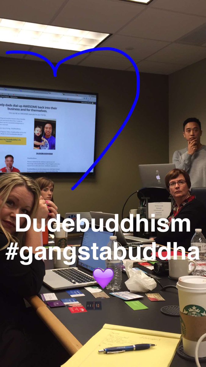 trishWCT's tweet photo. Changing Lives 💜 So lucky to have crossed paths.  @TheTuanNguyen  #gangstabuddha #mastermindcbus https://t.co/tbSo3lHRch