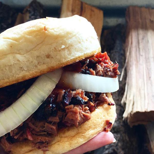 Slow-smoked all night for your enjoyment all day.