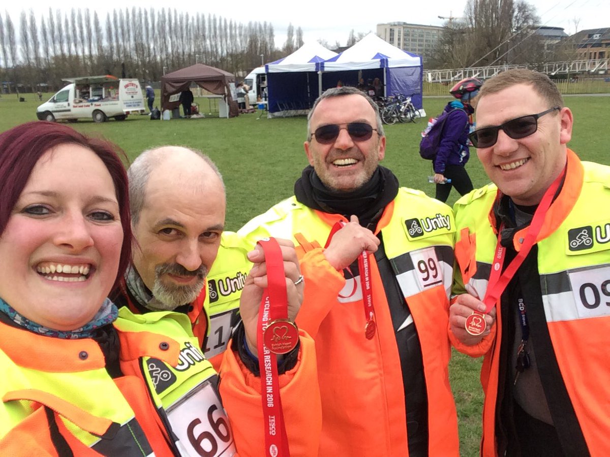 USRriders's tweet photo. Fantastic day at #bhf #London2Reading #USRriders well done all!!! https://t.co/BNqlNXTBvr