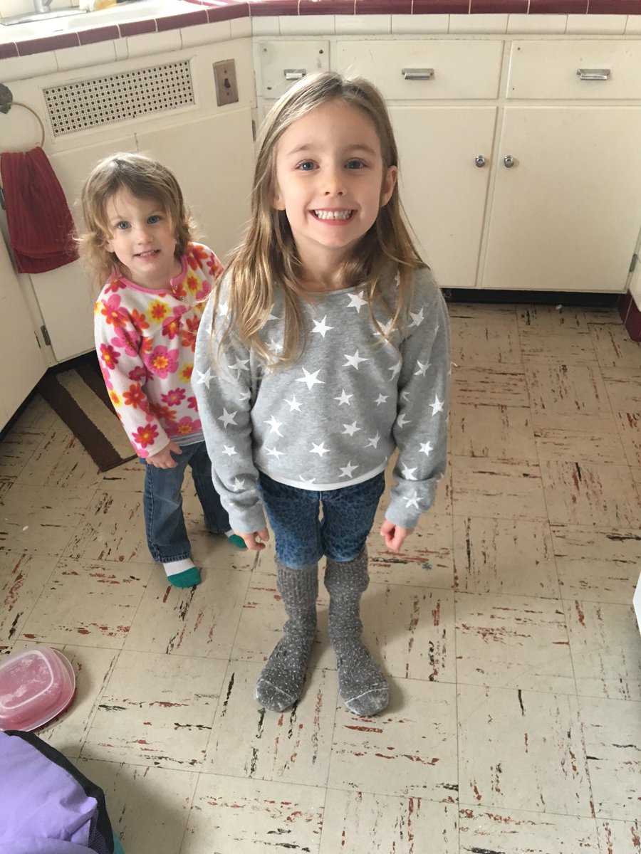 nland521's tweet photo. I told Lily to go out her socks on. This is how she came back #SmartAlek https://t.co/UsY2zgOAm3