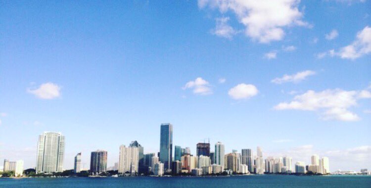 StefanDuell's tweet photo. On my way to @MiamiOpen #KeyBiscayneBridge #Miami #Skyline #TeamGER https://t.co/doCfgVAfxQ