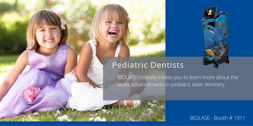 biolaseinc's tweet photo. PEDIATRIC DENTISTS: We invite you to learn about our special pediatric packages. #Hinman2016. Booth 1911. https://t.co/G91tDVJ3jF