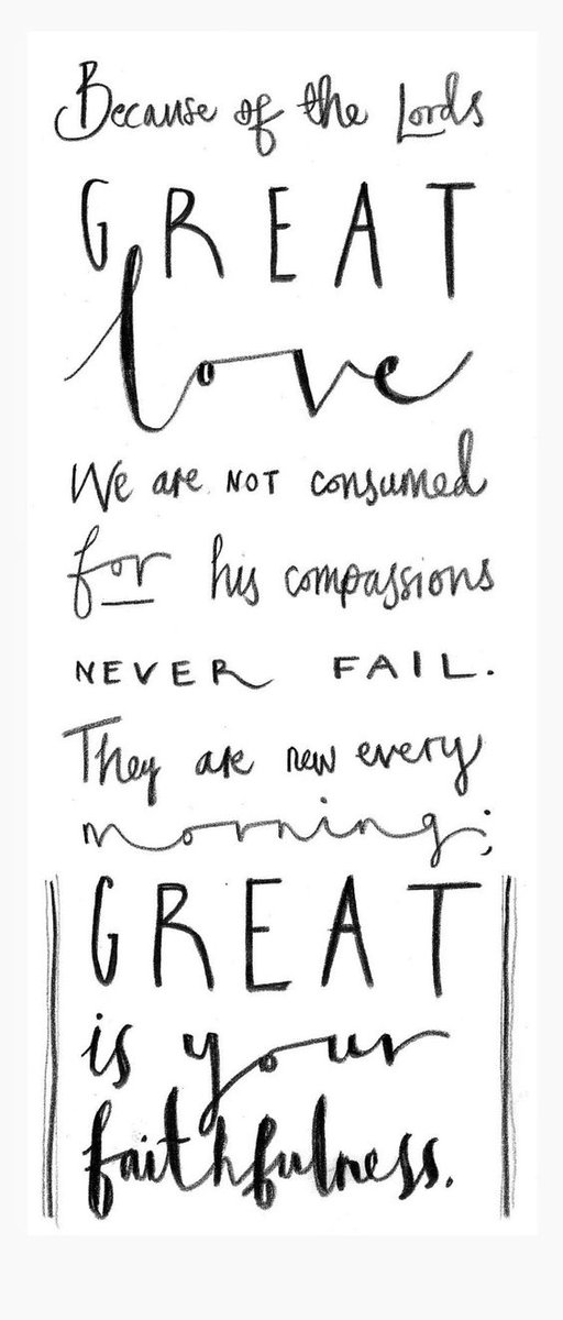 LMPittsburgh's tweet photo. his compassions never fail. 
They are new every morning; 
great is your faithfulness. https://t.co/GZR3ipZXaL