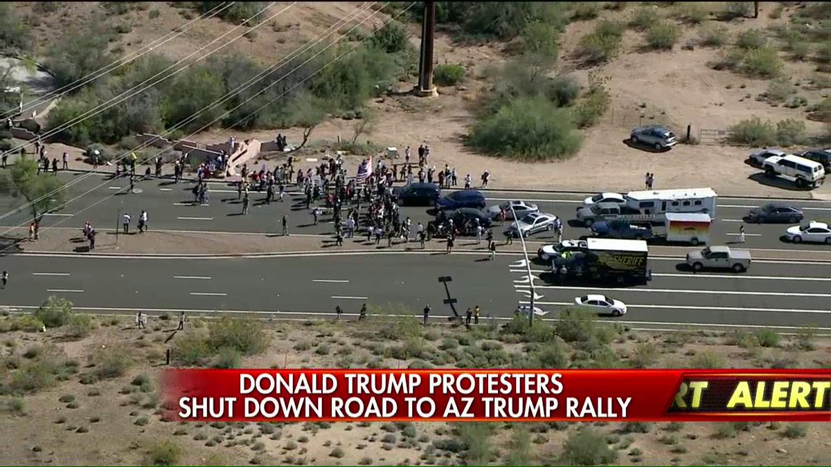 Fox News labels Fountain Hills protests Donald Trump protesters