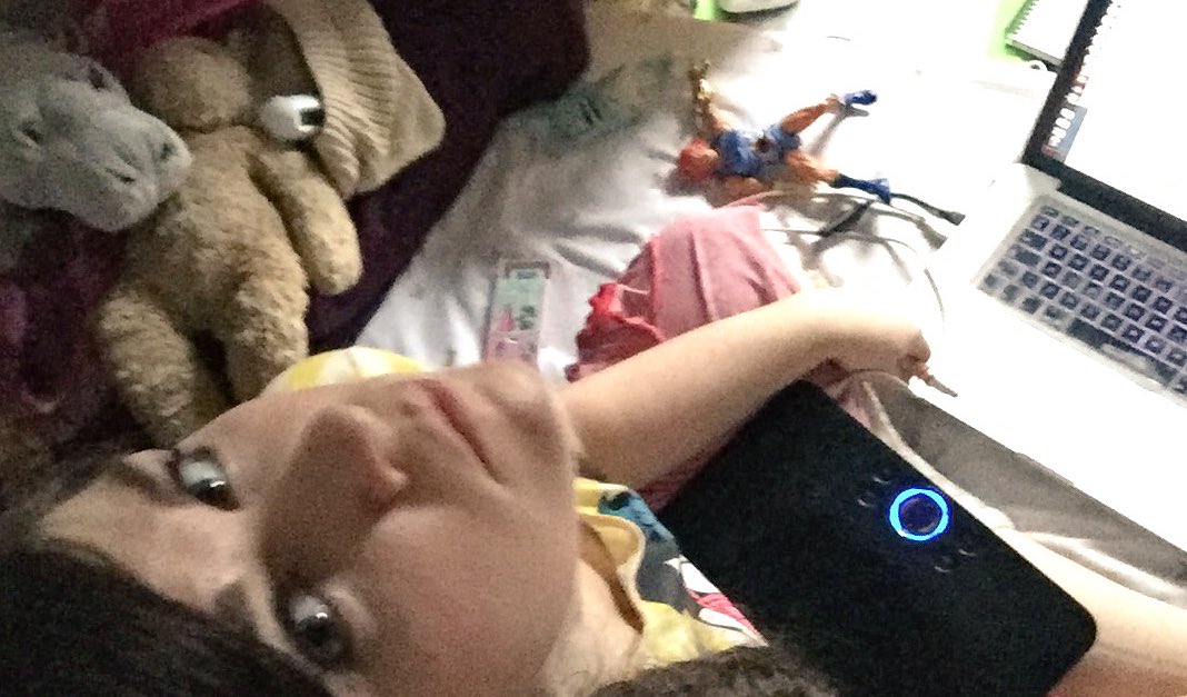 To all budding artists- don't get trapped learning how to draw from lap angles only -Most- employers won't have beds