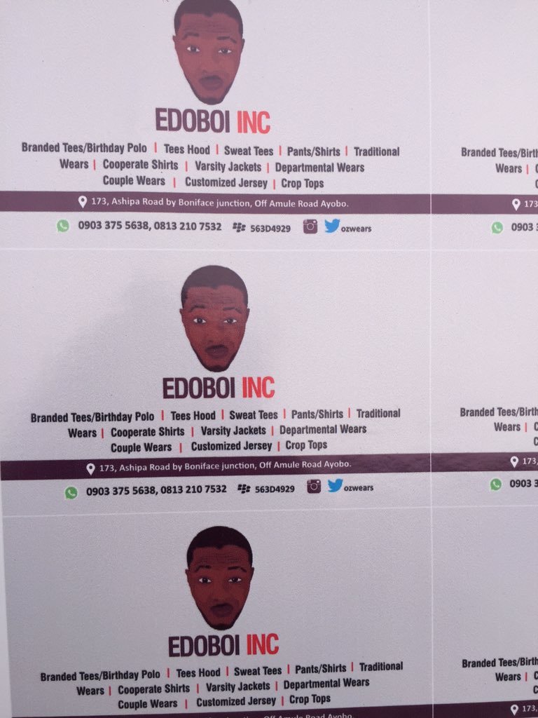 bestofozeey's tweet photo. Rebirth #Edoboi-inc ๐๐๐๐ https://t.co/jX76ymdyvn