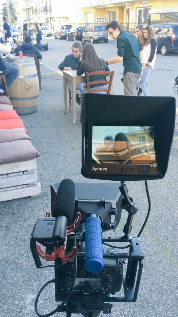 corradonosotti's tweet photo. 1st day of shooting for the new short @LONELYNETshort about #cyberbullying 

#filmmaking #indiefilm https://t.co/EiZpUW8VE6