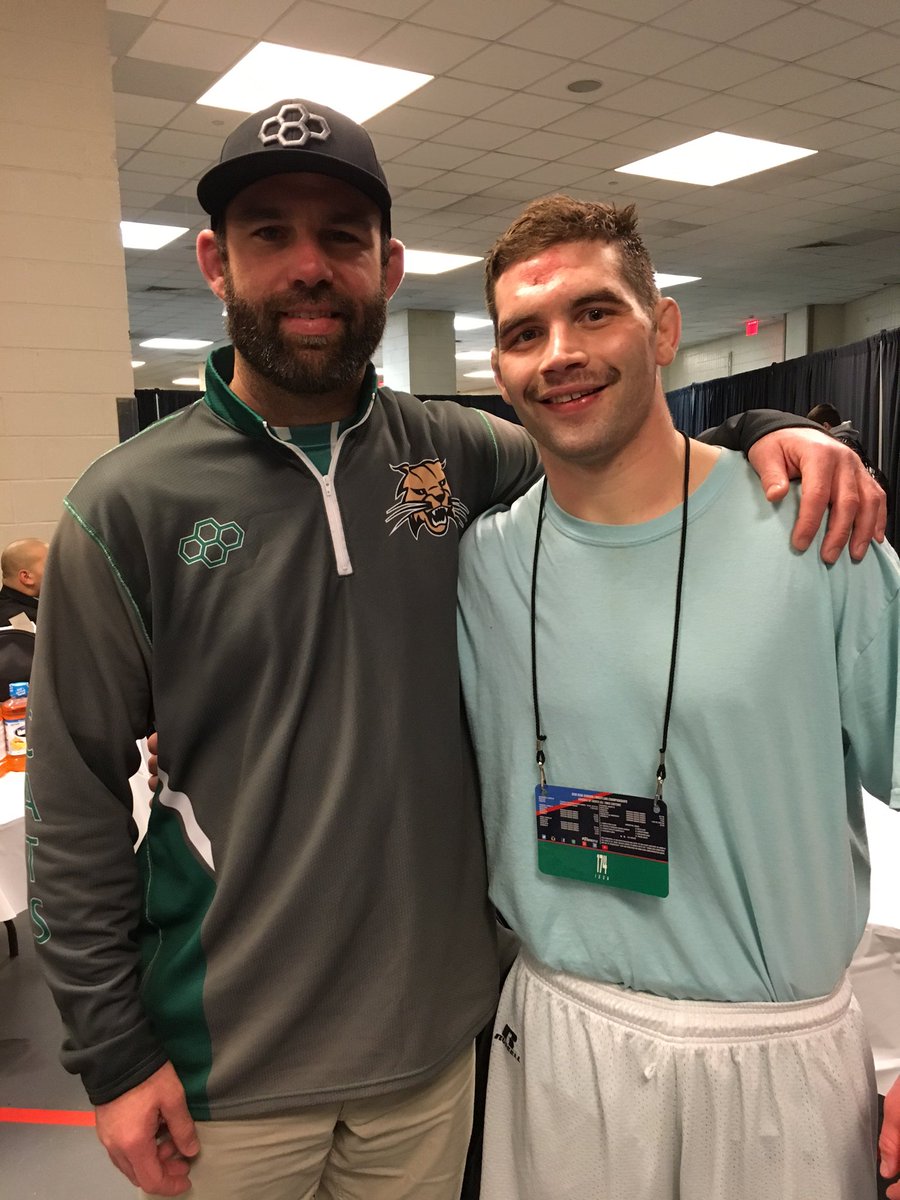 Hanse184's tweet photo. The definition of tOUgh. Great ending to a great career @Cw_JunkYardDog. Proud to be your coach #hansentrained #2XAA https://t.co/YYqeI0Kb1E