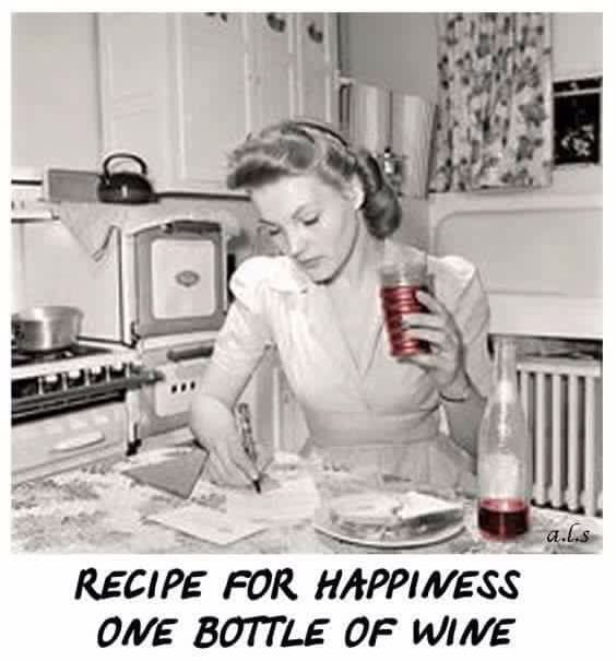 Now that's a recipe that I can really follow 🍷🍷🍷
