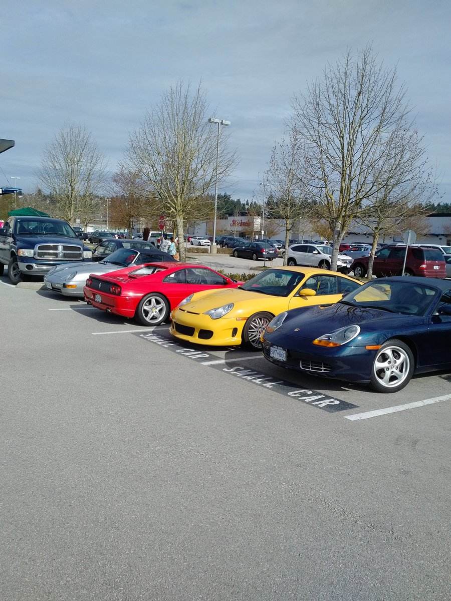 Martinyjeanette's tweet photo. First day for #RedlineExotics #car #club #coffee and cars We love driving our bady when the #sun shines in #yvr https://t.co/SU9ljvvptm