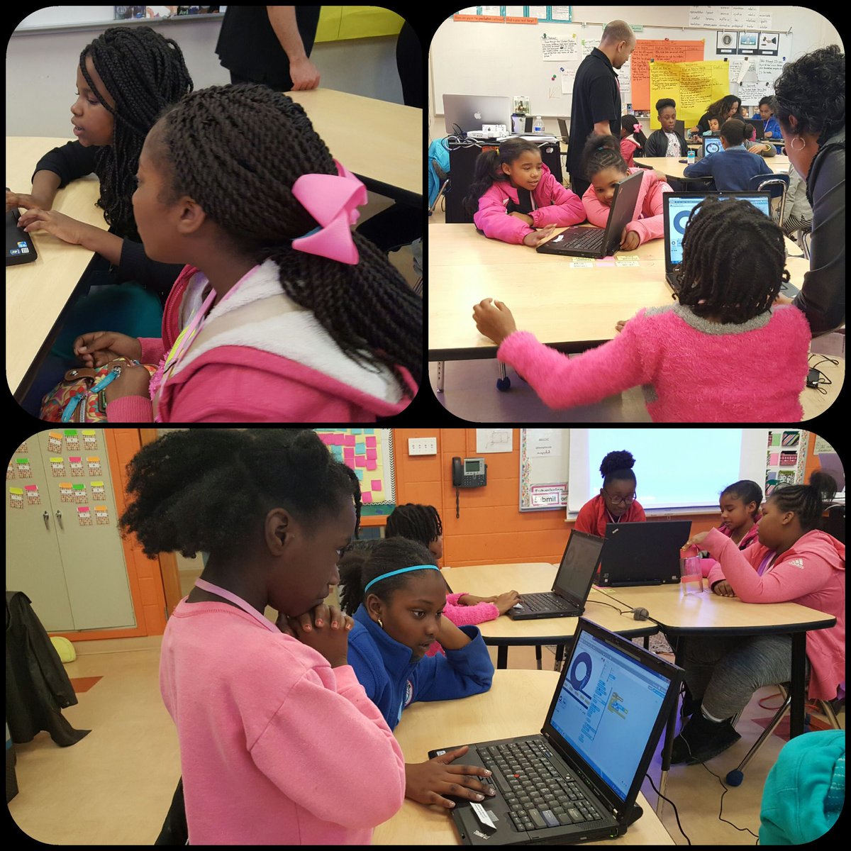 volunteerBGCDC's tweet photo. #TechDivasDC working on event based guided movement #BGCGame #BGCDC @BlackGirlsCode @CapitalCityPCS https://t.co/HSG0kZehAi