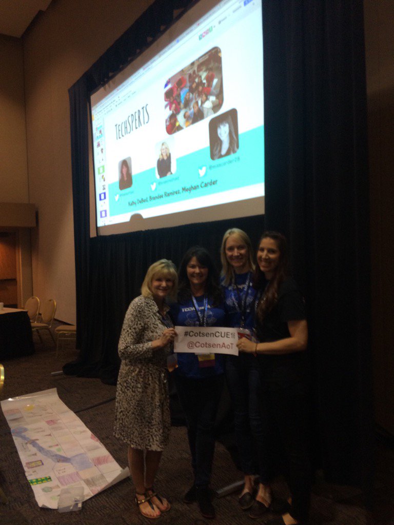 #cotsenCUE16 <a href="/CotsenAoT/">ART of TEACHING</a> COTSEN alumni presenting at CUE