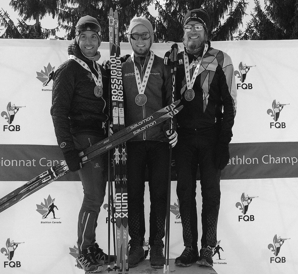 Biathlon2016's tweet photo. Senior podium 15k mass start @MrPerras 🎿💥@biathloncanada https://t.co/NHpV2xD0k5