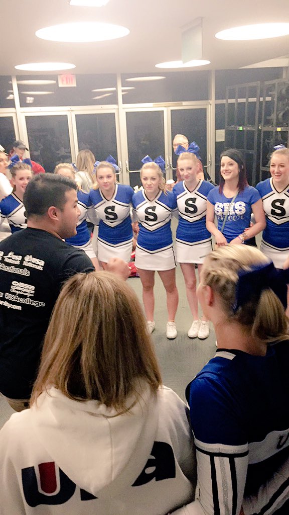 Pep talk b4 taking the floor here @ USA Spirit Nationals 2016 by USA staff Ben. Good luck Stansbury HS ! <a href="/USACamps/">United Spirit Assoc.</a>
