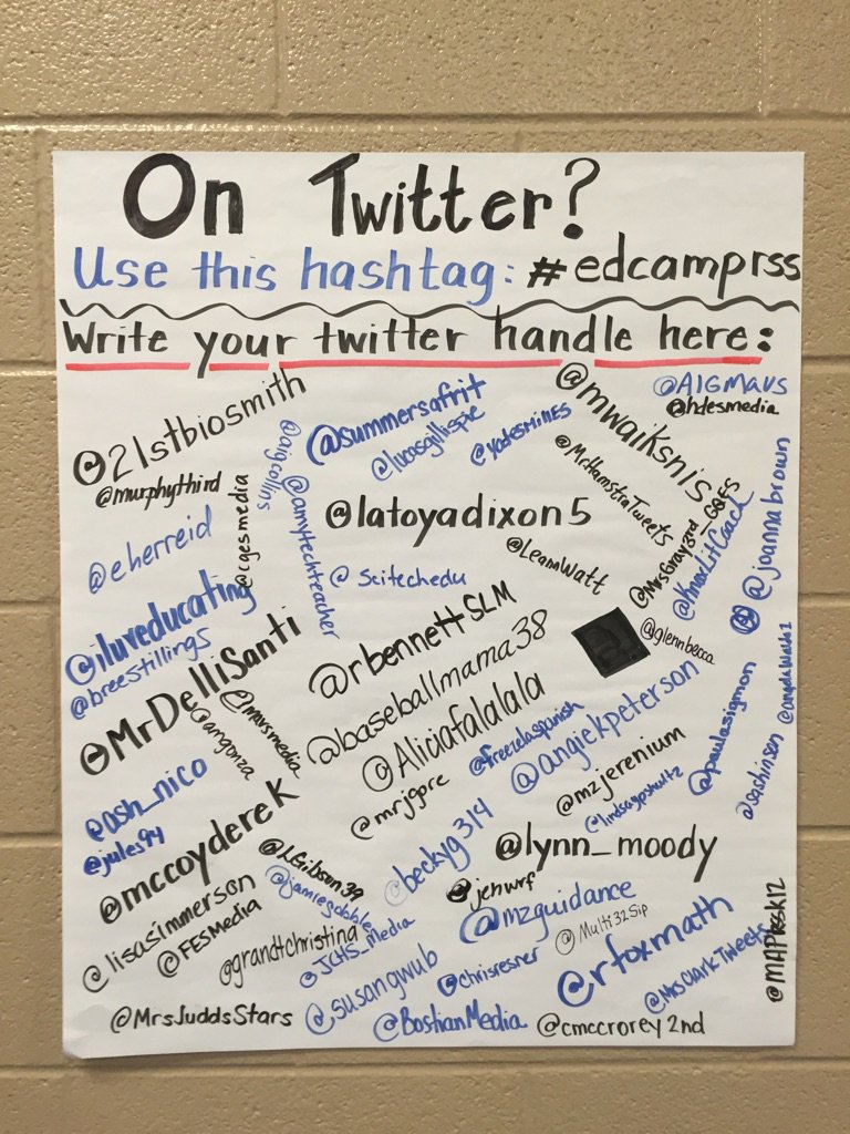 Some amazing educators at #edcamprss