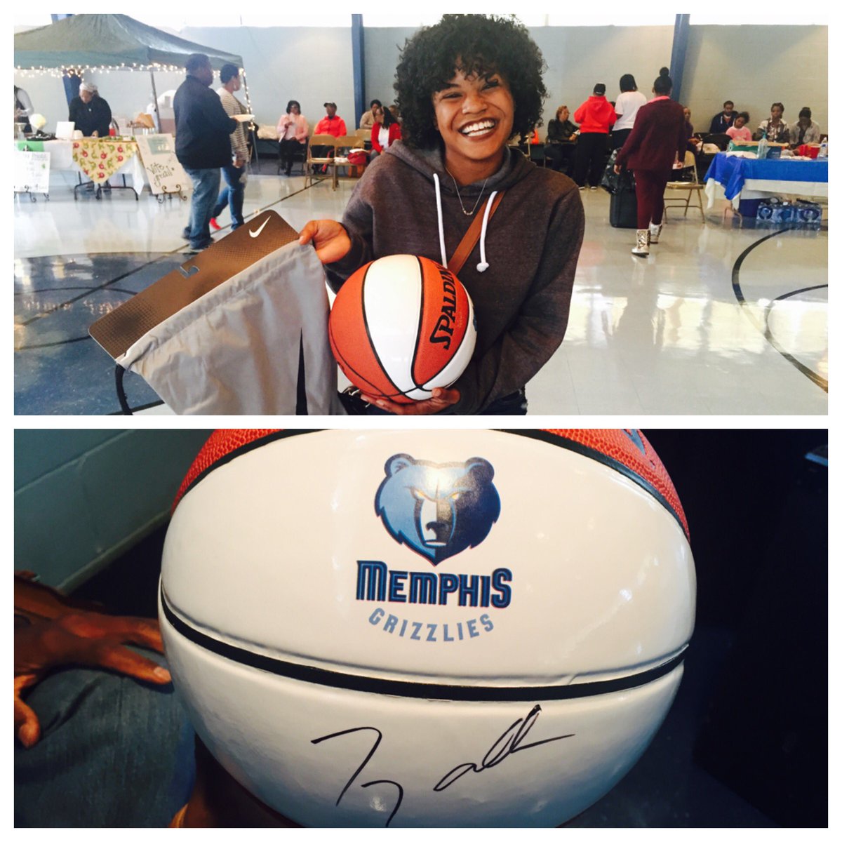 yvette_whitesid's tweet photo. Congrats to Arrow Alyssa Dandridge! She won a @Nike backpack &amp; a @aa000G9 signed @memgrizz basketball! #TNOBC https://t.co/frvZwwfIEO