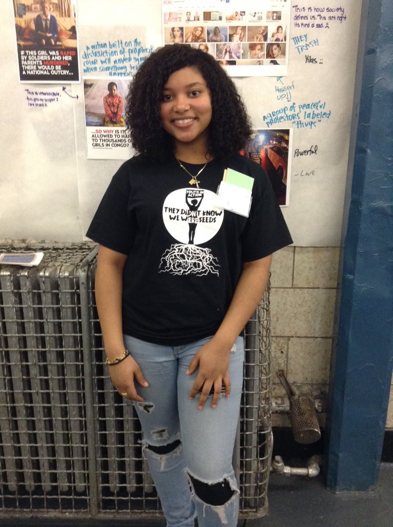 DypMouseSquad's tweet photo. @_LuckyHunter_ Representing Hope High School Check it out!!! #NYCoRE2016 #FightThePower https://t.co/QiRa1vYoFY