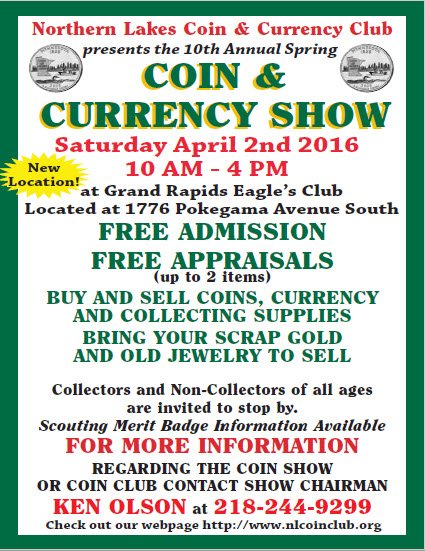 NLCoinClub's tweet photo. https://t.co/QizarAwZAv
Spring 10th Annual Coin Show. https://t.co/j6WBwue9lr