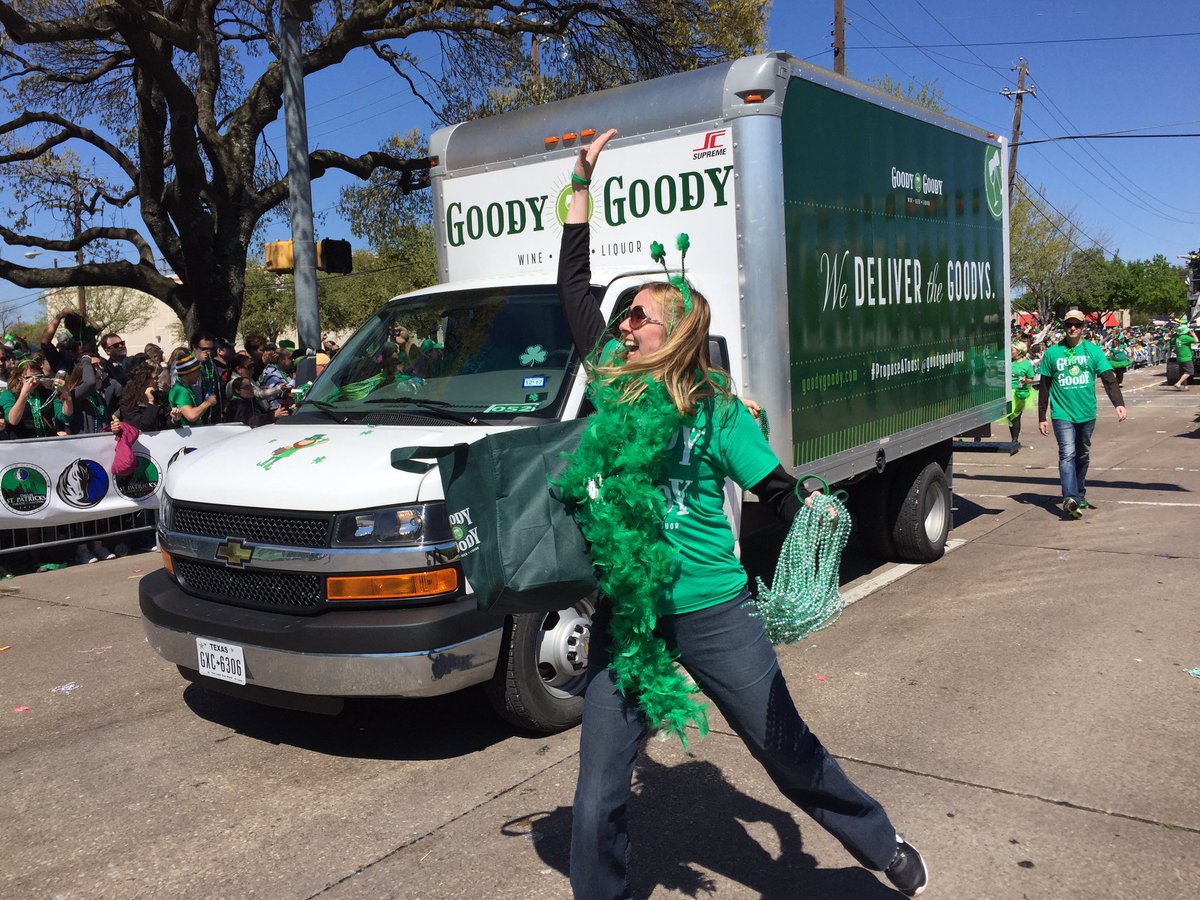 goodygoodybev's tweet photo. We had fun today at the @DallasStPats Parade! Thanks to everyone for the Goody time! https://t.co/0kCvIQzxeR