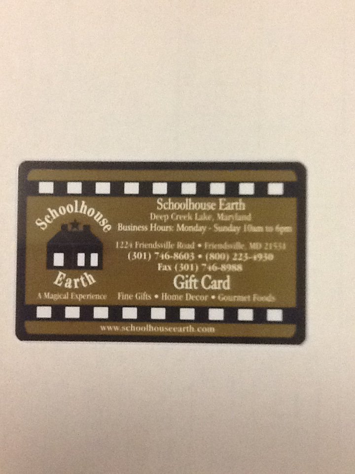 Schoolhousearth's tweet photo. Need a gift? We always have gift certificates available. Stop by or give us a call, (301) 746-8603! https://t.co/GvbUS8hlb7