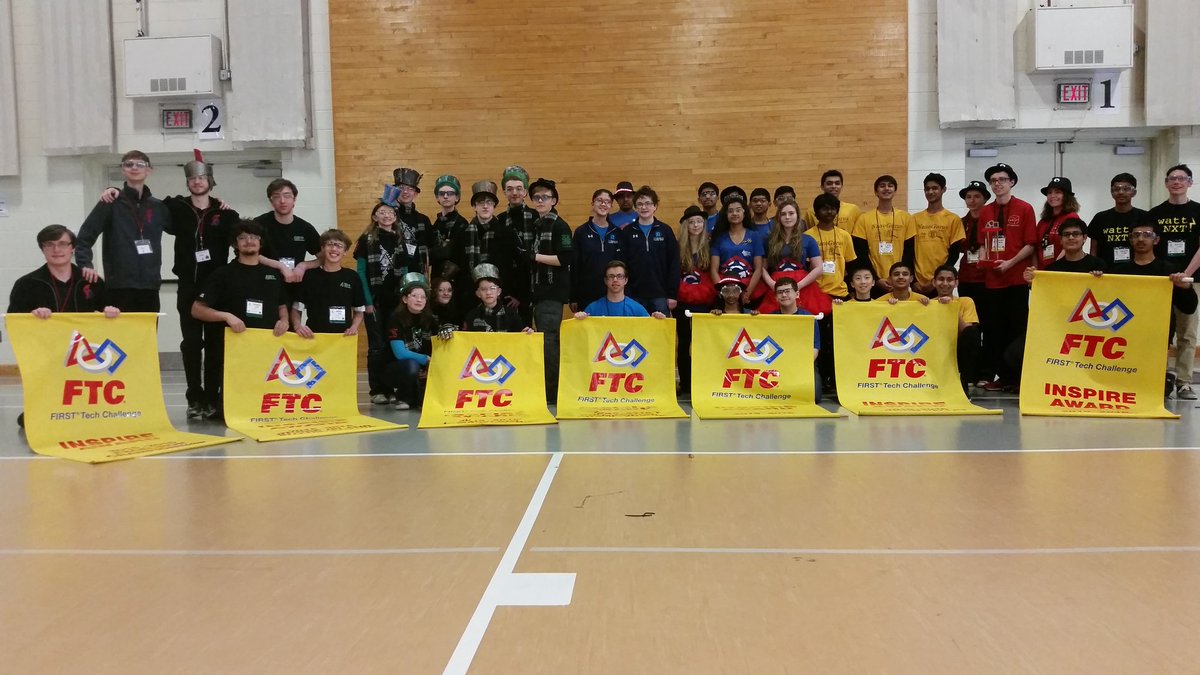 State Inspire Award winners at #FTCEastSuperRegionals