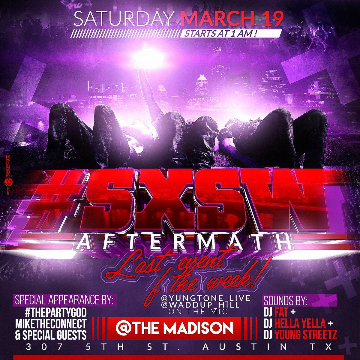 YFNZO's tweet photo. Pull UP‼️‼️ @DjFatStillHOLDn InDaMixx TONIGHT‼️‼️ #SXSWaftermath #DontEverPlayYourself https://t.co/UiGKXexJwJ