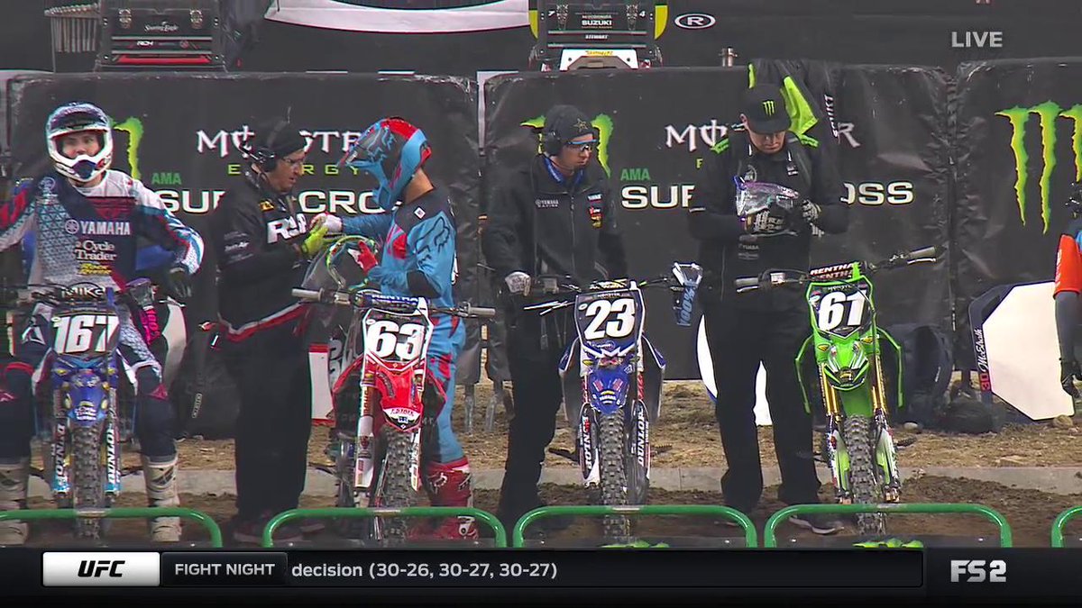 Main Event time! 250s up first! #SXonFOX