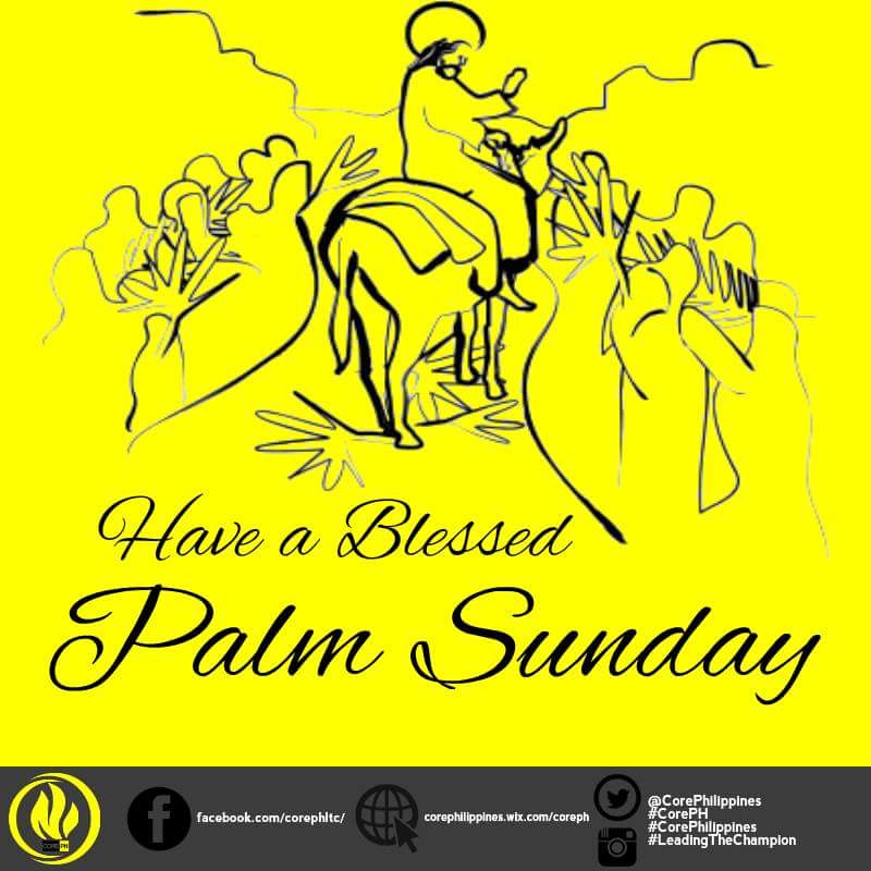 CorePhilippines's tweet photo. Spend this day full of love. ❤
#CorePH #PalmSunday https://t.co/1JfBDfncf2