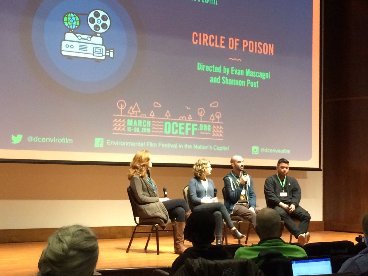 AnnaWest's tweet photo. Watching @EJKucinich moderate  q&amp;a about compelling documentary on pesticides, @CircleOfPoison https://t.co/NmWSYTuhTI