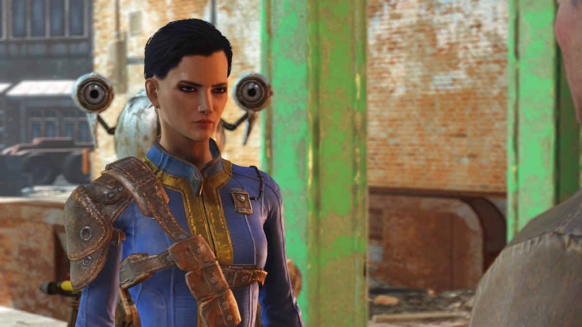 LongestSurvivor's tweet photo. || Because my Fallout muse is so high and I made a Minuteman character whom I love, I must make an account of her. https://t.co/L5waZKOntw