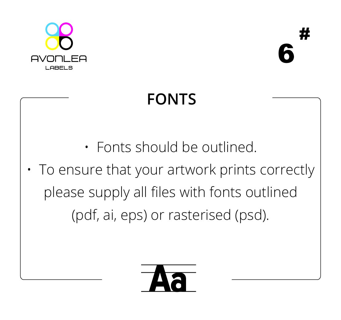 luminargroup's tweet image. Tip 6 - If you're not sure what this means, please ask us or your designer #printhelp, #labelsau, #avonlealabels