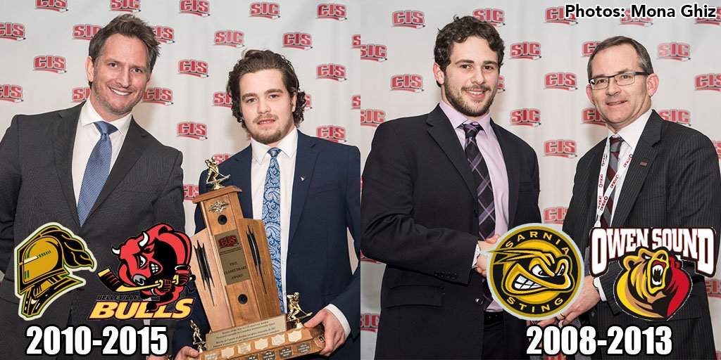 OHLHockey's tweet image. ICYMI: #OHL alumni Welychka &amp;amp; Chiarlitti earn @CIS_Hockey honours. Congrats guys! READ: bit.ly/1Muav4C