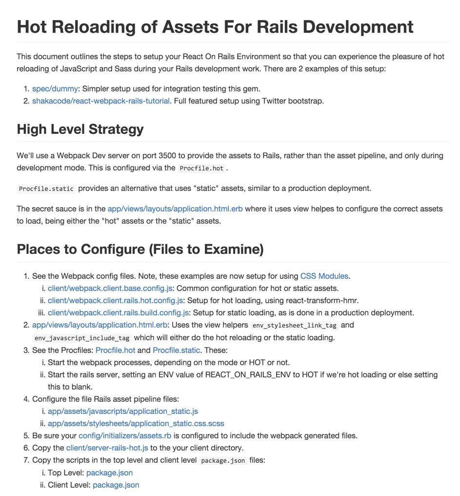 railsonmaui's tweet image. #ReactOnRails slides: slideshare.net/justingordon/r…. Added how to HMR reloading within Rails! github.com/shakacode/reac…