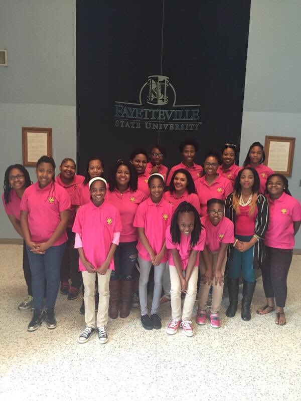 calledtoeducate's tweet photo. We @CMMS__LLadies had an awesome time at @uncfsu learning abt collegiate opportunities! #reachhigher @CMMSCougars 🐯📝 https://t.co/wOwsnVGF2w
