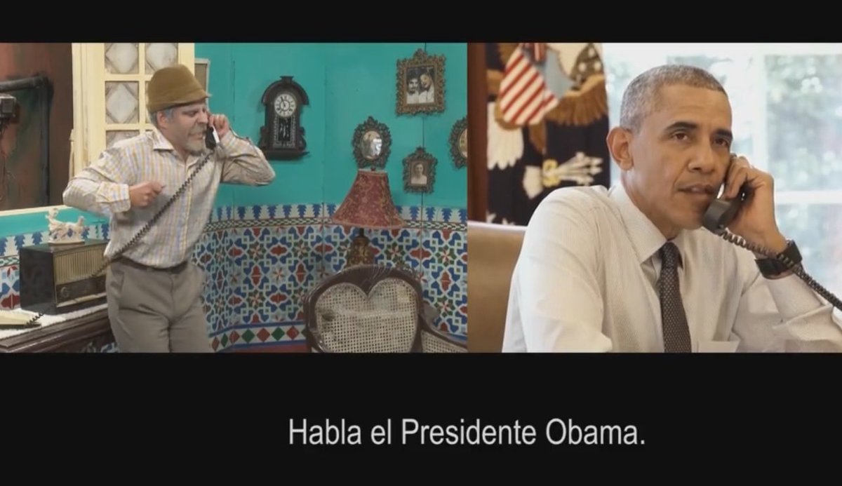 Is this video with @BarackObama and #Panfilo Cuba's best-known comedian funny? bit.ly/1WyORC4?utm_me… https://t.co/SsM3mqohMJ