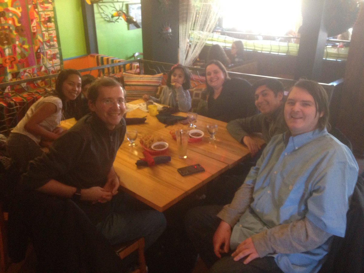 MikaSoftware's tweet photo. Our team celebratory at 'Under the Volcano' in #LdnOnt @therodolfom @carmenreis @chadjcsmith @BartlomiejMika #Friday https://t.co/QAX5GCrOuH