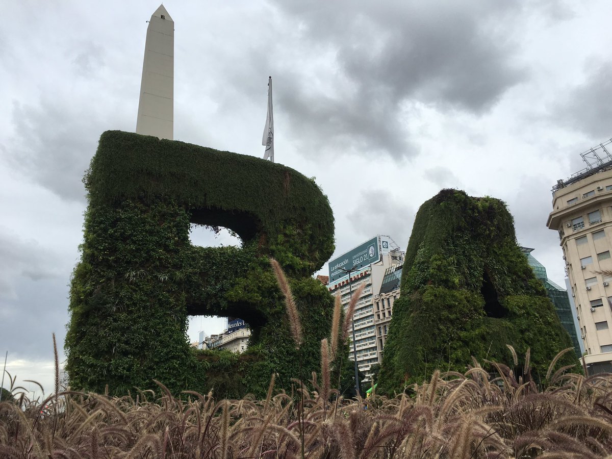 patodistefano's tweet photo. Después de mucho trabajo llegó el #BAverde al Obelisco!! #MicrocentroVerde #EspacioPúblico https://t.co/s7yFUFKKmy