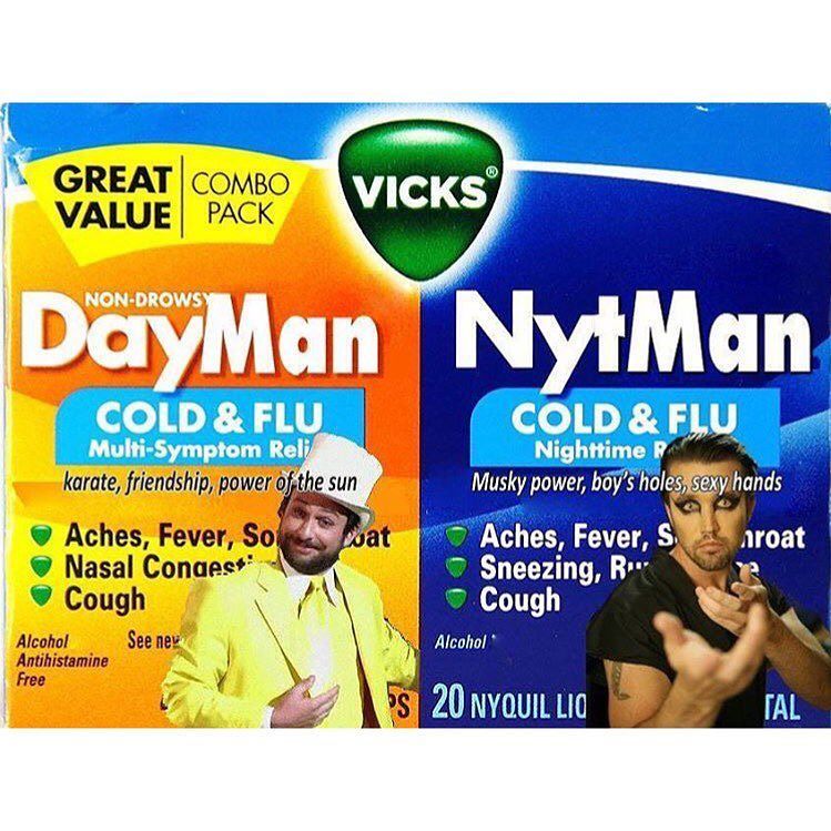 SheronaDarling's tweet photo. so sick right now, send help 🆘 #lol #dayman #nytman ;) #itsalwayssunny #vicks #life #killm… https://t.co/XiIrY6zJVE https://t.co/BVdgSd3qy8